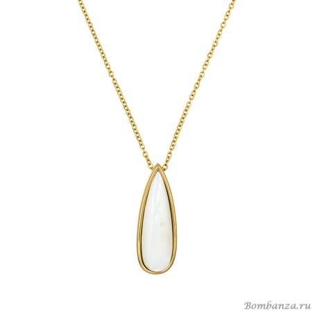 Колье Fiore Luna, Капля SHELL WHITE